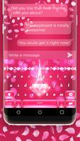 Pink Diamond Paris Keyboard capture d'écran 3