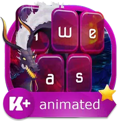 Скачать Dragon Animated Keyboard APK