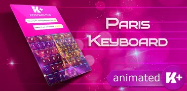 Paris Animated Keyboard Theme