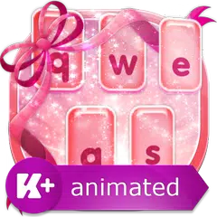 Pink Glitter Animierte Tastatur APK Herunterladen