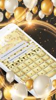 Keyboard Gold poster