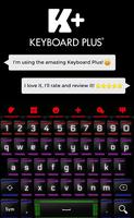 Neon Keyboard poster