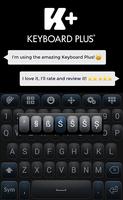 Dark Gray Keyboard poster