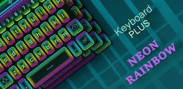 Keyboard Neon Rainbow