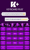 Keyboard Purple HD screenshot 1