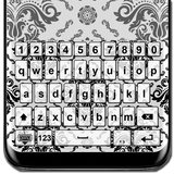 Black & White Keyboard Themes ícone