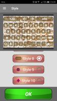 Stylish Keyboard with Emojis capture d'écran 3