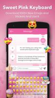 Sweet Pink Keyboard screenshot 1