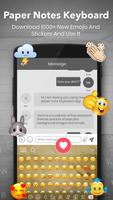 Paper Note Keyboard imagem de tela 3