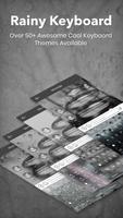 Rainy Keyboard Theme Cartaz