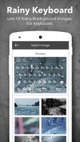 Rainy Keyboard Theme imagem de tela 1