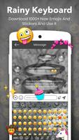 Rainy Keyboard Theme imagem de tela 3
