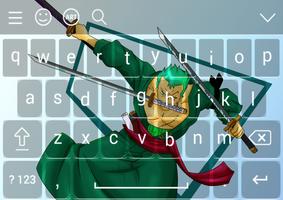 Keyboard - Zoro Roronoa 海报