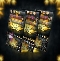 Poster Gold Rasta GO Keyboard Theme