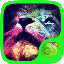 Galaxy Lion King Emoji GO Keyboard Theme APK