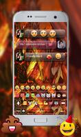 Dragon And Flame Magma GO Keyboard Theme اسکرین شاٹ 2