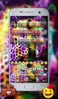 2 Schermata Hologram Leopard GO Keyboard Theme