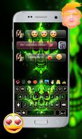 Death skull Gun GO Keyboard اسکرین شاٹ 3