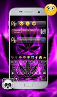 Purple Rasta GO Keyboard Theme capture d'écran 1