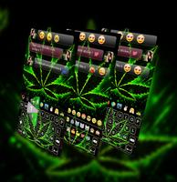 پوستر weed Rasta GO Keyboard Theme