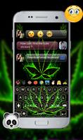 weed Rasta GO Keyboard Theme ảnh chụp màn hình 1