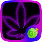 Rasta Purple Neon GO Keyboard Theme biểu tượng