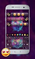 Galaxy Kitty GO Keyboard Theme 스크린샷 3