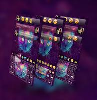 Galaxy Kitty GO Keyboard Theme-poster