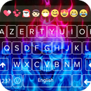 Tastatur auf Feuer Schädel Thema APK