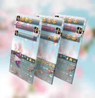 sakura flower keyboard - Cherry Blossom Keyboard poster