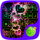 Sparkling Heart GO Keyboard Theme aplikacja