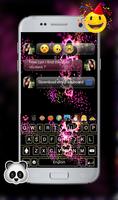 Sparkling Heart GO Keyboard Theme screenshot 1