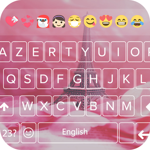 Love Pink Paris Keyboard Theme Free For Android