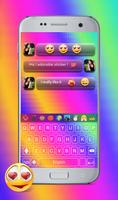 Rainbow Love Emoji Clavier pour Android capture d'écran 2