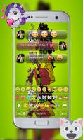 برنامه‌نما Weed Reggae Emoji Keyboard - cartoon Weed keyboard عکس از صفحه