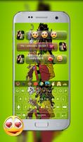 برنامه‌نما Weed Reggae Emoji Keyboard - cartoon Weed keyboard عکس از صفحه