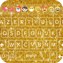 Gold Glitter Emoji Keyboard - Gold Emoji Keyboard APK