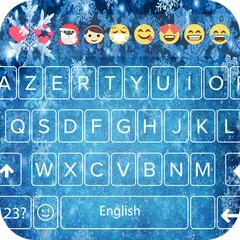 frozen Emoji keyboard theme -Winter Keyboard Theme APK download