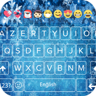 frozen Emoji keyboard theme -Winter Keyboard Theme ไอคอน