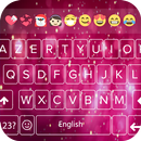 Cute Pink Emoji Keyboard theme APK