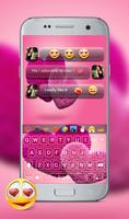I Love You Keyboard Theme - Pink Heart keyboard ภาพหน้าจอ 2