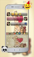 Teddy Bear Keyboard Theme - Teddy Bear Keyboard screenshot 1