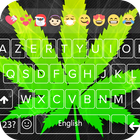 Weed Emoji Keyboard - weed Emoji keyboard theme simgesi