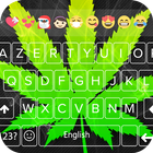 ikon Weed Emoji Keyboard - weed Emoji keyboard theme