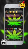 Weed Emoji Keyboard - weed Emoji keyboard theme ảnh chụp màn hình 1