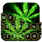 weed Rasta keyboard theme - weed Reggae Keyboard ícone