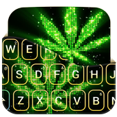 weed Rasta keyboard theme - weed Reggae Keyboard icon