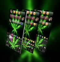 weed Rasta keyboard theme - weed Reggae Keyboard Cartaz