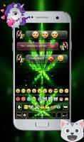 weed Rasta keyboard theme - weed Reggae Keyboard imagem de tela 3