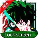 Boku no Hero academia lock screen theme midoria HD APK